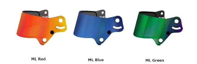 BELL RACING ミラーシールド KC7用 ブルー